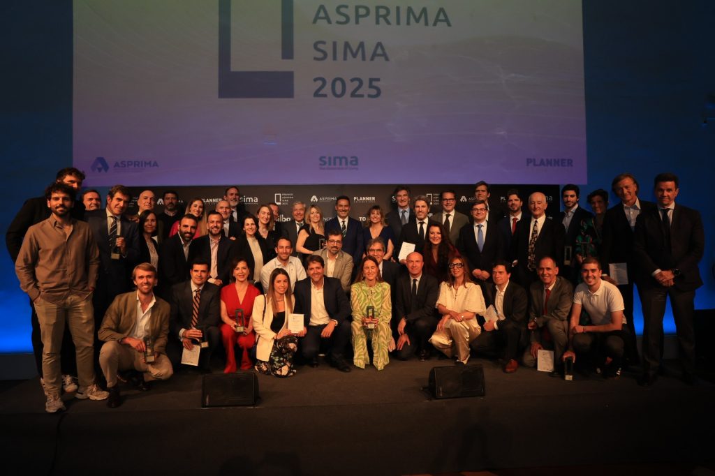 IMagen de los premiados en los premios Asprima-Sima
